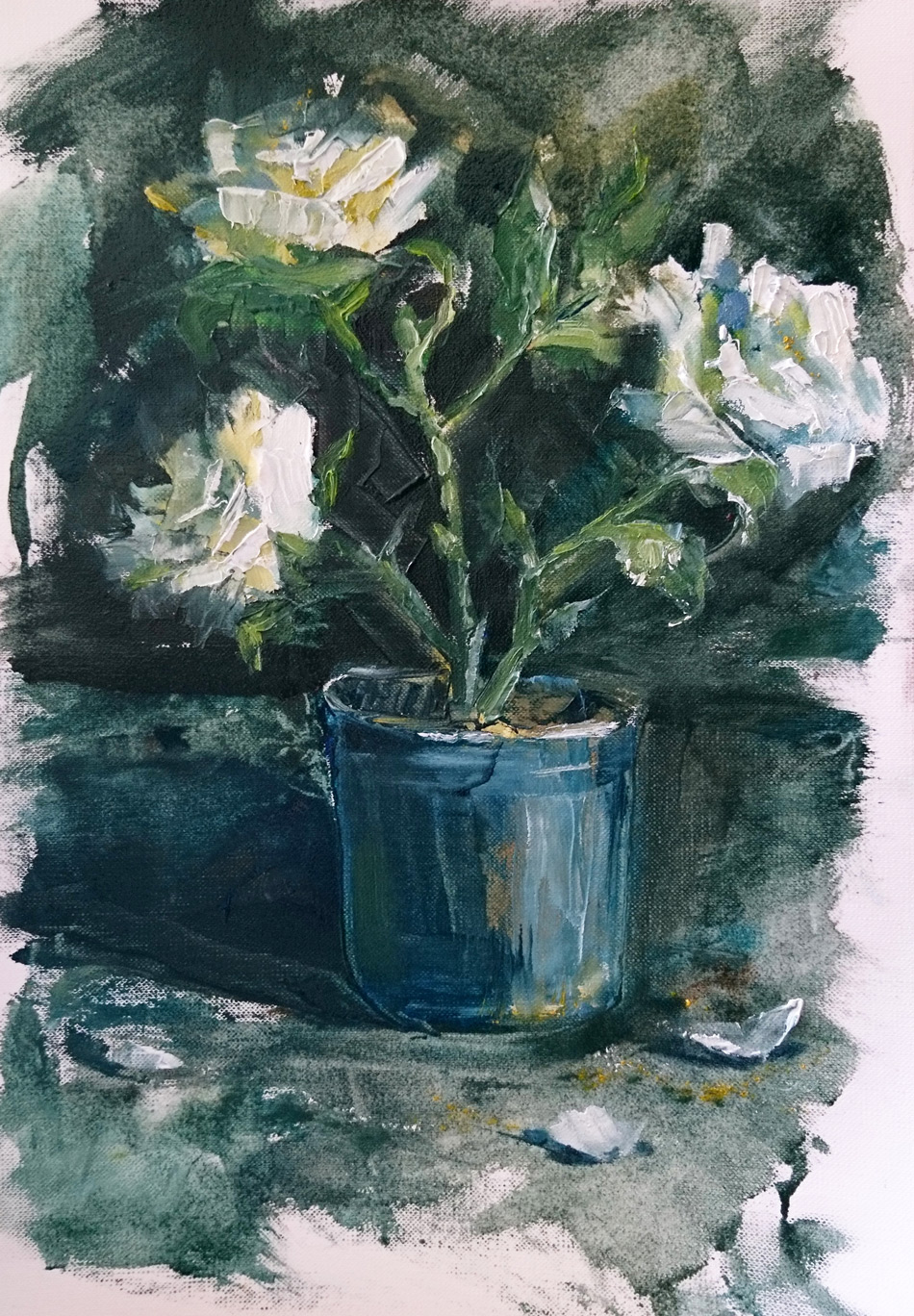 White roses